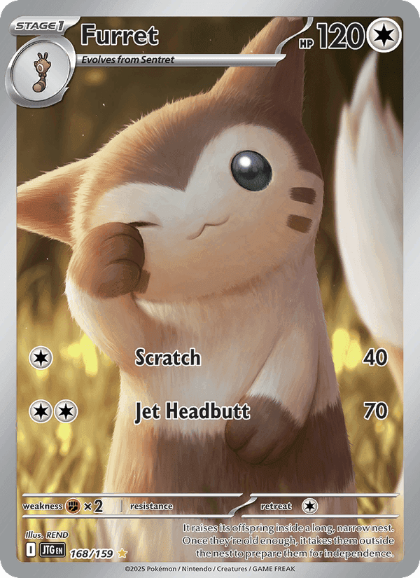 Furret 168/159 — Journey Together (Illustration rare)