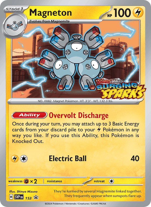 Magneton 153/225 — SVP Black Star Promos (Promo)