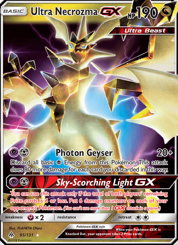 Ultra Necrozma GX 95/131 — Forbidden Light (Ultra Rare)