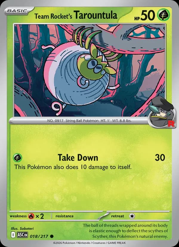 Team Rocket's Tarountula