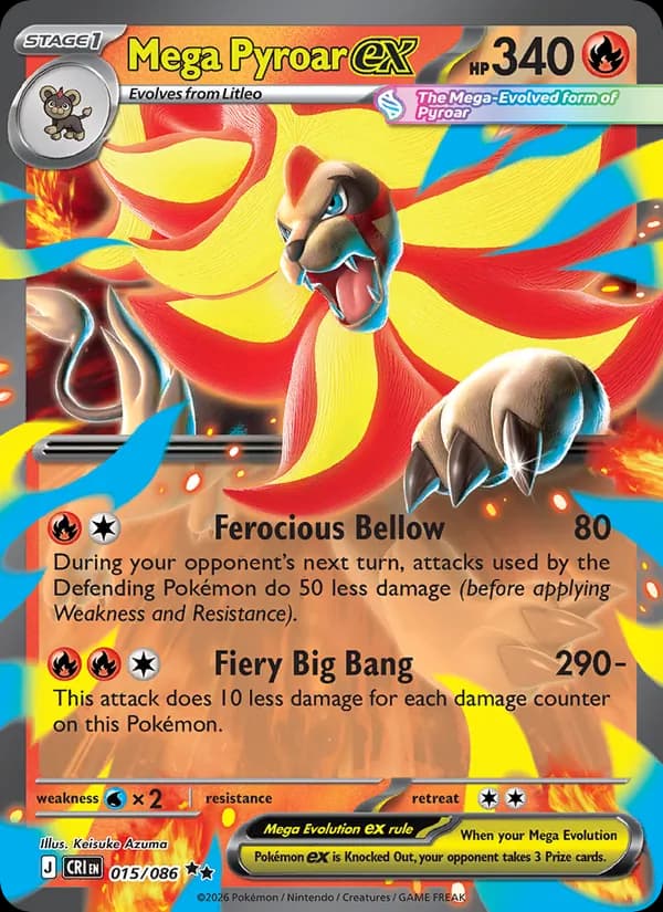 Mega Pyroar ex EX