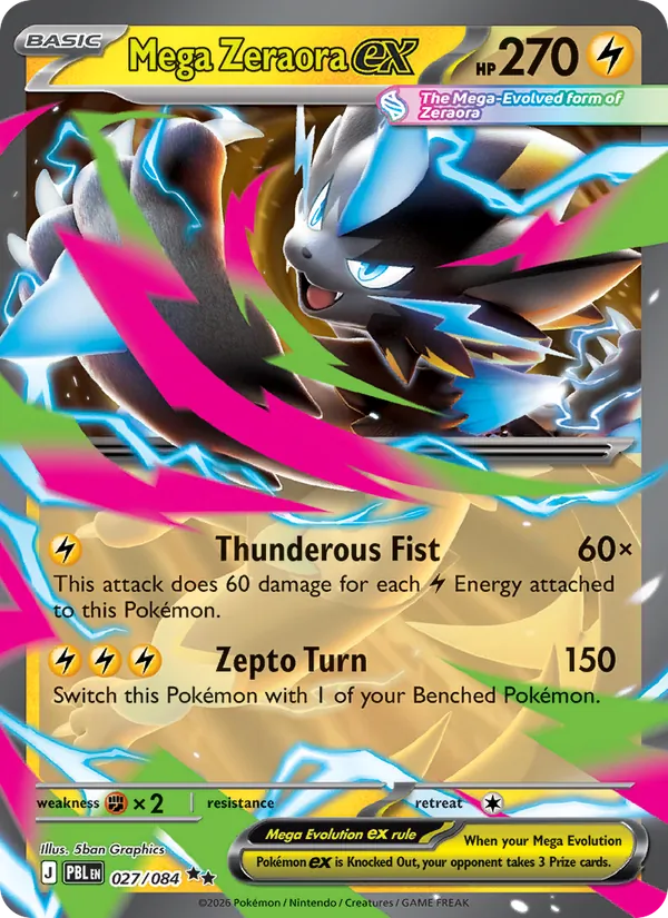 Mega Zeraora ex EX