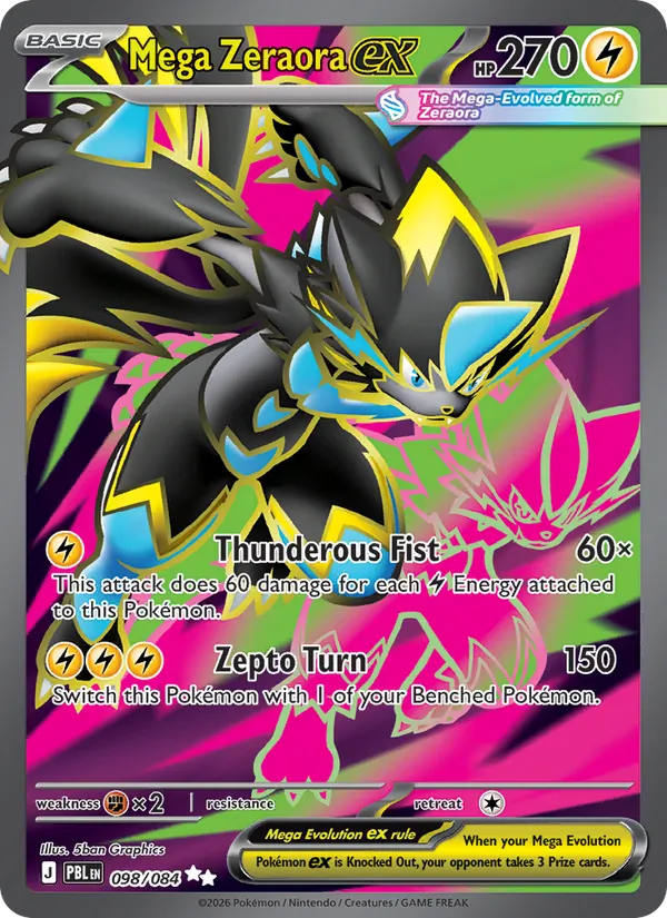 Mega Zeraora ex EX