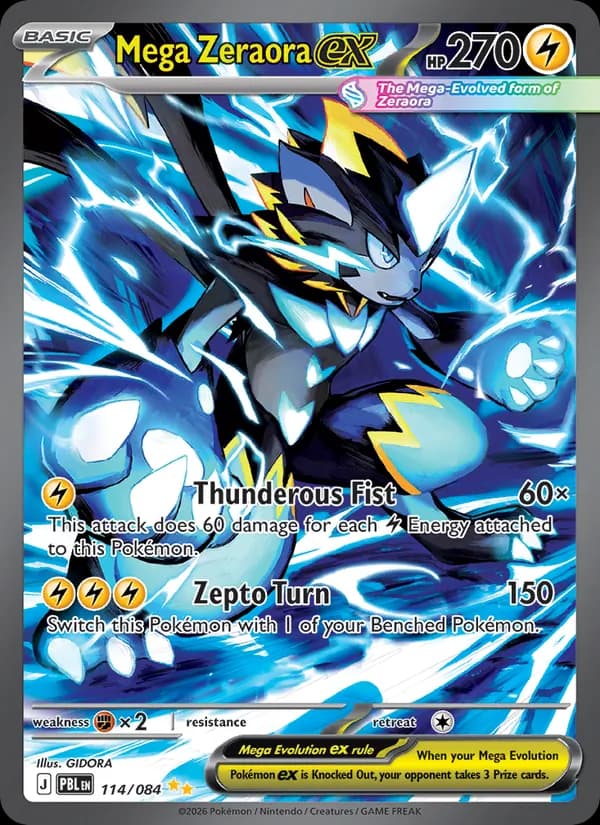 Mega Zeraora ex EX