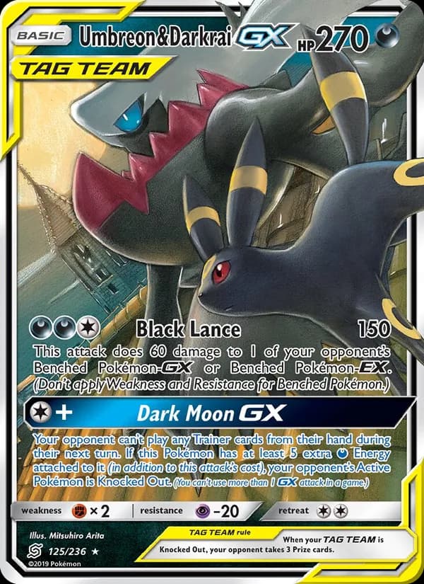 Umbreon & Darkrai GX TAG TEAM-GX