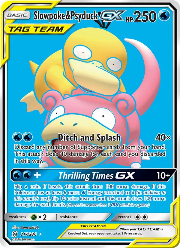 Slowpoke & Psyduck GX TAG TEAM-GX
