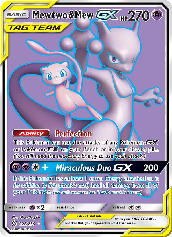 Mewtwo & Mew GX TAG TEAM-GX