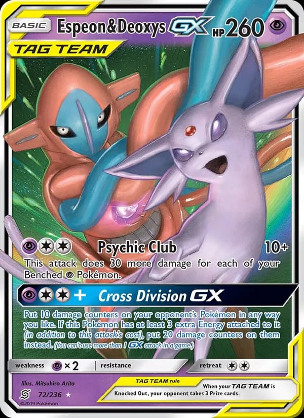 Espeon & Deoxys GX TAG TEAM-GX