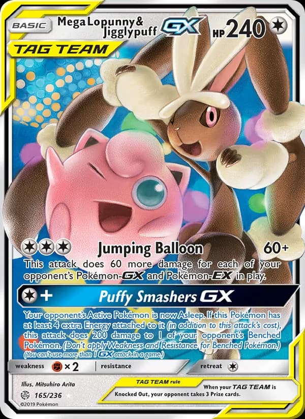 Mega Lopunny & Jigglypuff GX TAG TEAM-GX
