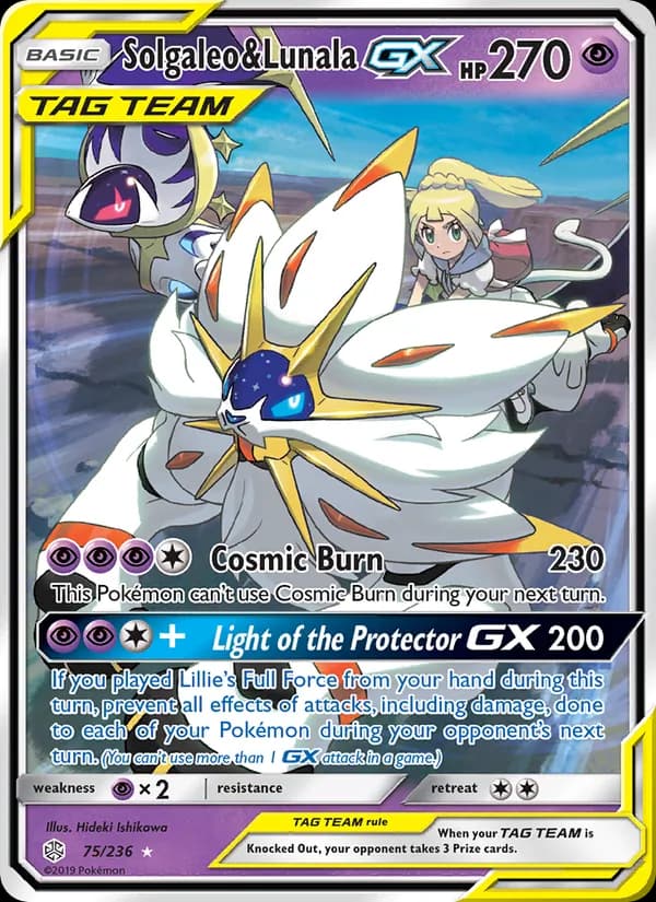 Solgaleo & Lunala GX TAG TEAM-GX