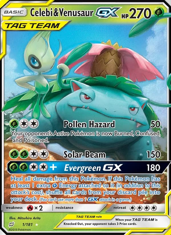 Celebi & Venusaur GX TAG TEAM-GX