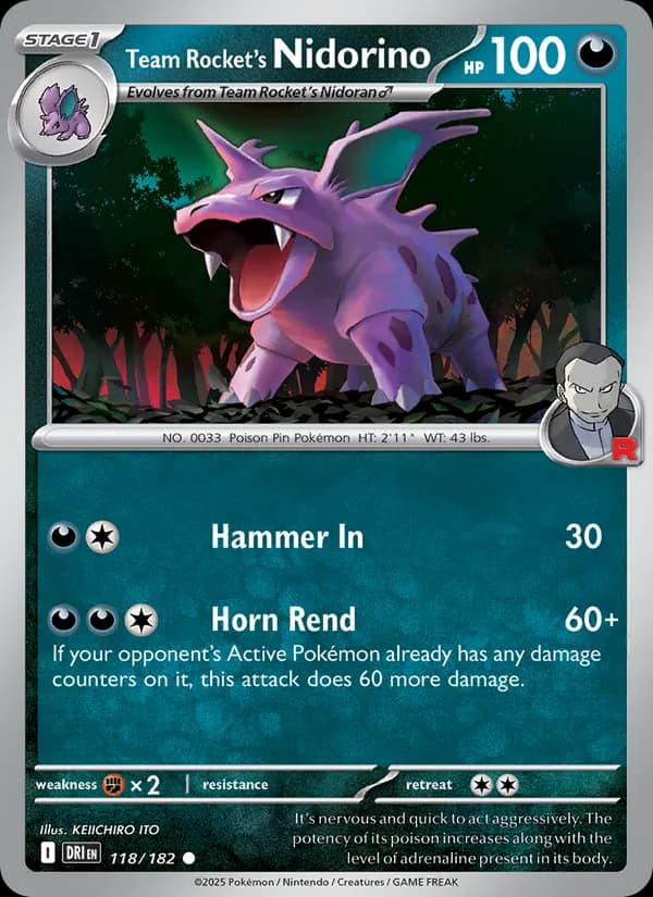 Team Rocket's Nidorino