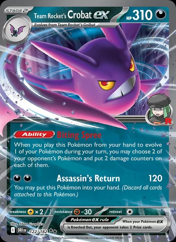 Team Rocket's Crobat ex