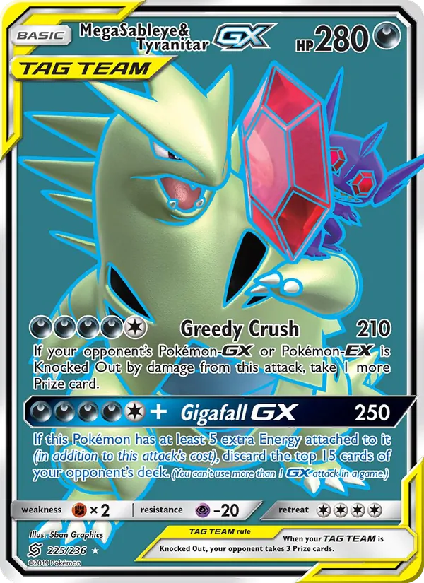 Mega Sableye & Tyranitar GX TAG TEAM-GX